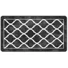 vidaXL Tapis lavable noir et blanc 80x150 cm antidérapant