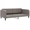 vidaXL Lit de repos taupe 90x200 cm tissu