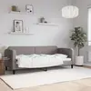vidaXL Vidaxl Lit De Repos Sans Matelas Taupe 80x200 Cm Tissu