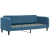 vidaXL Vidaxl Lit De Repos Bleu 80x200 Cm Velours