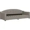 vidaXL Lit de repos taupe 80x200 cm tissu