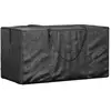vidaXL Sac de rangement pour sapin de Noël noir 150x75x75 cm PE