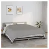 vidaXL Couverture lestée Gris 235x290 cm 15 kg Tissu