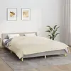 vidaXL Couverture lestée Crème clair 200x225 cm 13 kg Tissu