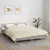 vidaXL Couverture lestée Crème clair 220x235 cm 15 kg Tissu