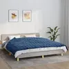 vidaXL Couverture lestée Bleu 155x220 cm 11 kg Tissu