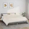 vidaXL Couverture lestée Crème clair 220x260 cm 11 kg Tissu