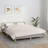 vidaXL Couverture lestée Crème clair 200x200 cm 13 kg Tissu