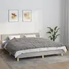 vidaXL Couverture lestée Gris 155x220 cm 11 kg Tissu