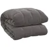 vidaXL Couverture lestée Gris 200x200 cm 9 kg Tissu