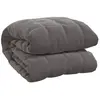 vidaXL Couverture lestée Gris 200x225 cm 9 kg Tissu
