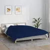 vidaXL Couverture lestée Bleu 220x235 cm 11 kg Tissu