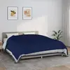 vidaXL Couverture lestée Bleu 220x260 cm 15 kg Tissu