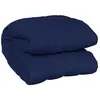 vidaXL Couverture lestée Bleu 235x290 cm 11 kg Tissu