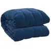 vidaXL Couverture lestée Bleu 150x200 cm 7 kg Tissu