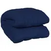 vidaXL Couverture lestée Bleu 150x200 cm 11 kg Tissu