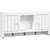 vidaXL Armoire à clés Blanc 40x8,5x20 cm Bois d'ingénierie et acier