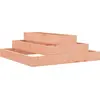 vidaXL Jardinière 80x80x27 cm Bois de douglas massif