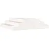 vidaXL Jardinière Blanc 110x110x27 cm Bois massif de pin