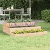vidaXL Jardinière 78x78x27 cm Bois massif de pin