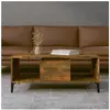 vidaXL Table basse Chêne fumé 90x50x36,5 cm Bois d'ingénierie