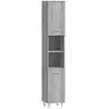 vidaXL Armoire de bain Sonoma gris 30x30x179 cm Bois d'ingénierie