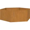 vidaXL Jardinière Rouillé 138x120x45 cm Acier corten