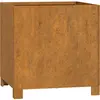 vidaXL Jardinière avec pieds Rouillé 42x40x43 cm Acier corten