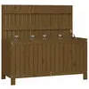 vidaXL Boîte de rangement de jardin Marron miel 115x49x60 cm Bois pin
