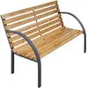 vidaXL Banc de jardin 112 cm Bois de sapin massif
