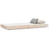 vidaXL Cadre de lit 80x200 cm Bois de pin massif