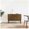 vidaXL Buffet Marron miel 110x40x78 cm Bois massif de pin