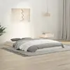 vidaXL Cadre de lit blanc 120x190 cm petit double bois massif de pin