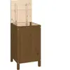 vidaXL Boîte à linge Marron miel 44x44x76 cm Bois massif de pin