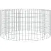 vidaXL - Schanskorf - vuurplaats - Ø - 100 - cm - gegalvaniseerd - ijzer