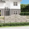 vidaXL Panier de gabions arqué 300x30x120/140 cm Fer galvanisé