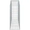 vidaXL Panier de gabions arqué 200x50x120/140 cm Fer galvanisé