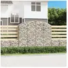 vidaXL Panier de gabions arqué 200x50x160/180 cm Fer galvanisé