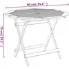 vidaXL Ensemble à manger de jardin 5 pcs Bois d'acacia solide