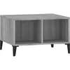 vidaXL Table basse Sonoma gris 60x50x36,5 cm Bois d'ingénierie