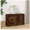 vidaXL Buffet Chêne fumé 100x33x59,5 cm Bois d'ingénierie