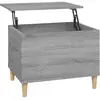 vidaXL Table basse Sonoma gris 90x44,5x45 cm Bois d'ingénierie