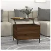 vidaXL Table basse Chêne marron 60x44,5x45 cm Bois d'ingénierie