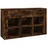 vidaXL Buffet Chêne fumé 100x30x59,5 cm Bois d'ingénierie