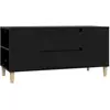 vidaXL Meuble TV Noir 102x44,5x50 cm Bois d'ingénierie