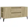 vidaXL Meuble TV Chêne sonoma 102x44,5x50 cm Bois d'ingénierie