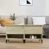 vidaXL Tables d'appoint 2 pcs Chêne sonoma 50x46x50 cm Bois ingénierie
