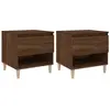vidaXL Tables de chevet 2 pcs Chêne brun 50x46x50 cm Bois d’ingénierie