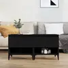 vidaXL Tables d'appoint 2 pcs Noir 50x46x50 cm Bois d’ingénierie