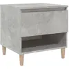 vidaXL Tables de chevet 2 pcs Gris béton 50x46x50 cm Bois d’ingénierie